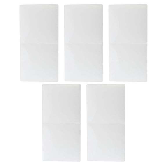 CIMAXIC 5Pcs Transparent Car Windshield Sticker with Static Cling for Dashcam Mount