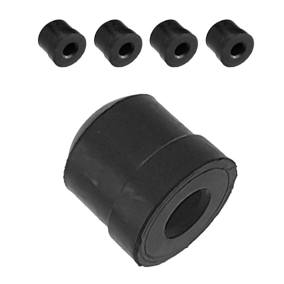 CIMAXIC 5Pcs Trombone Slide Rubber End Covers Black Soft Cushion Valve Protectors for Smooth Playing