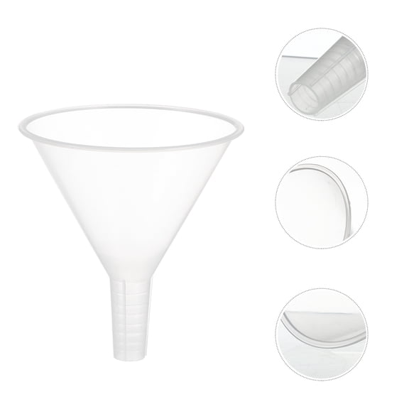 CIMAXIC 5Pcs Plastic Separating Funnels for Safe Liquid Transfer and Narrow Bottleneck Bottles