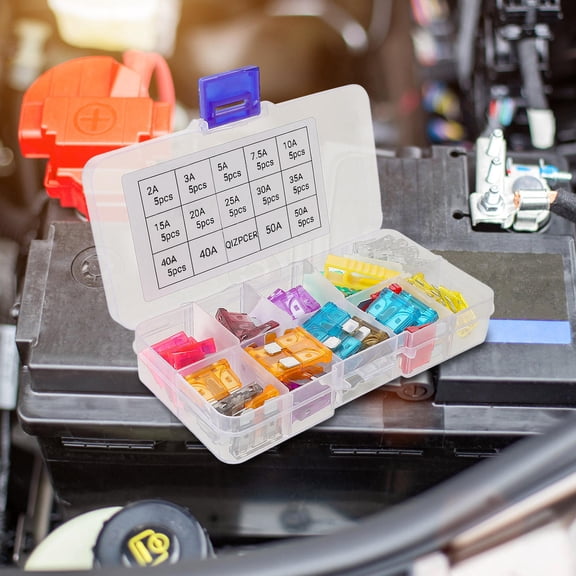 CIMAXIC 60Pcs Multi Color Zinc Alloy Car Fuse Kit for Automotive Electrical Protection