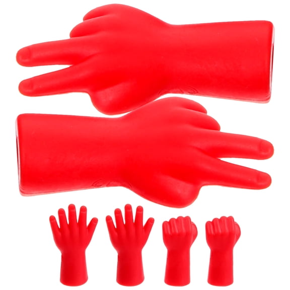 CIMAXIC stitch stoppers knitting needle end cap Red 6pcs