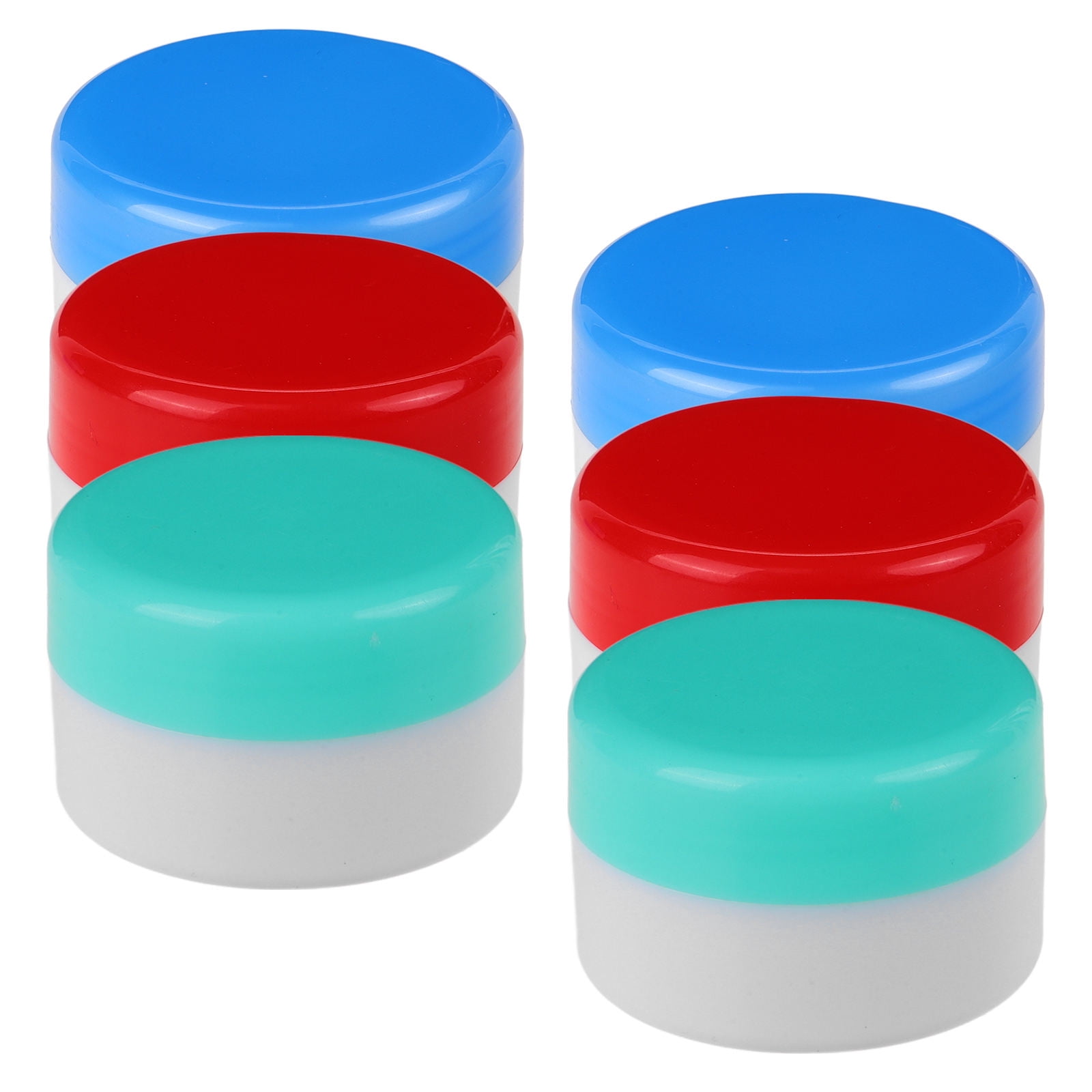 CIMAXIC 6Pcs Travel Facial Cream Storage Plastic Refillable Lotion ...