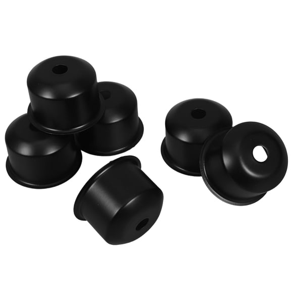 CIMAXIC 6pcs Lamp Socket Replacement Black Fixture Part Secure Fit For Living Room Decor