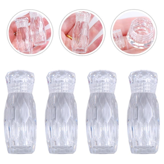 CIMAXIC 8Pcs Liquid Containers Empty Bottles for Travel Sealing Effect Transparent PP