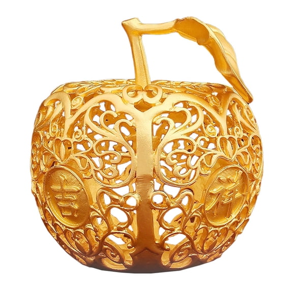 CIMAXIC Fruit Collectible Apple Statue Elegant Design Luxury Style Artistic Detailing 1Set