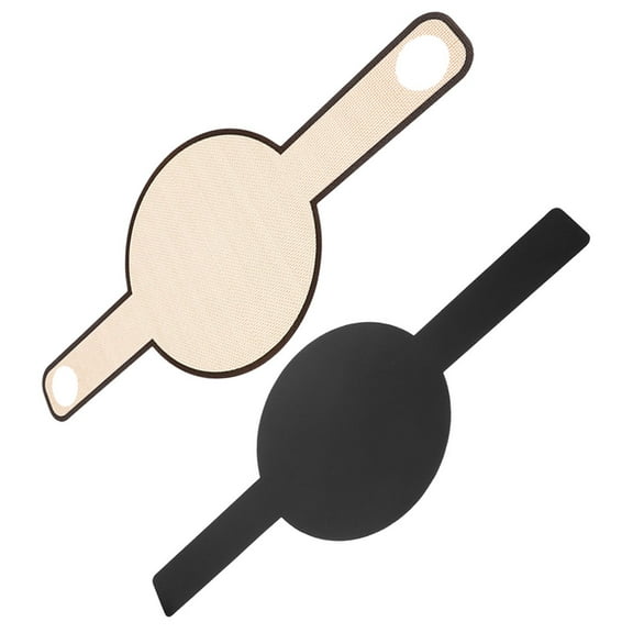 CIMAXIC Baking Pad Baking Mat Black 2Pcs Non Stick Heat Resistance