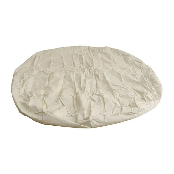 CIMAXIC Beige Round Hot Tub Protector Cover 1Pack Prevents Penetration for Outdoor Use