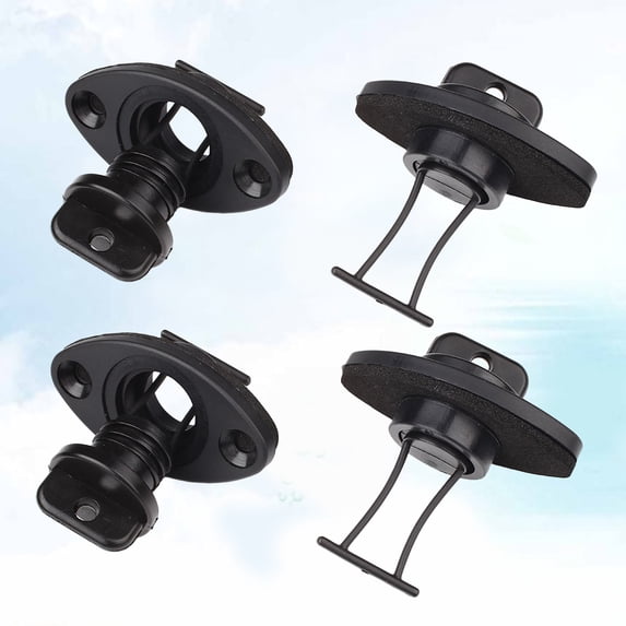 CIMAXIC 4-Piece Kayak Drainage Tool Set for Marine Use, Accessories for Kayaking and Boating