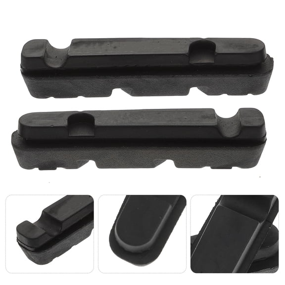 CIMAXIC 1Pair Mountain Bike Brake Block Spacer for Disc Brake Caliper Black Durable