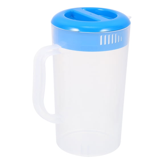 CIMAXIC Blue Drink Pitcher for Home Use with Heat Cold Resistance and Plastic 50.2 oz