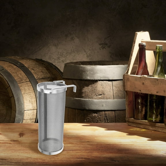 CIMAXIC Mesh Strainer Grain Brewing Filter Tool Silver 1Pack Homebrew Equipment