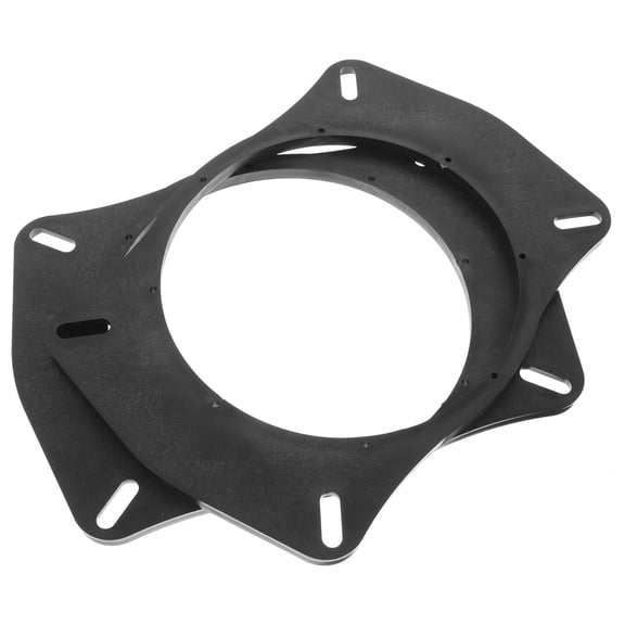 CIMAXIC Car Speaker Spacer Adapter Ring 2Pcs Black Automotive Audio System Installation 8.76X6.37X0.31In