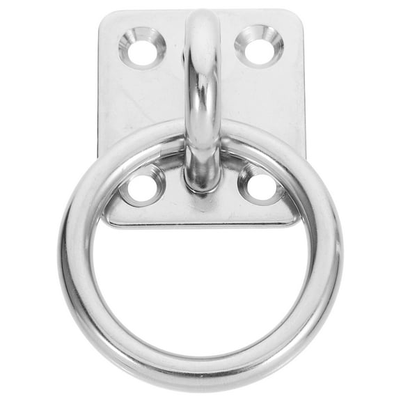 CIMAXIC Ceiling Mount Hook Heavy Duty Stainless Steel Pad Eye Plate for Wall Deck Fishing