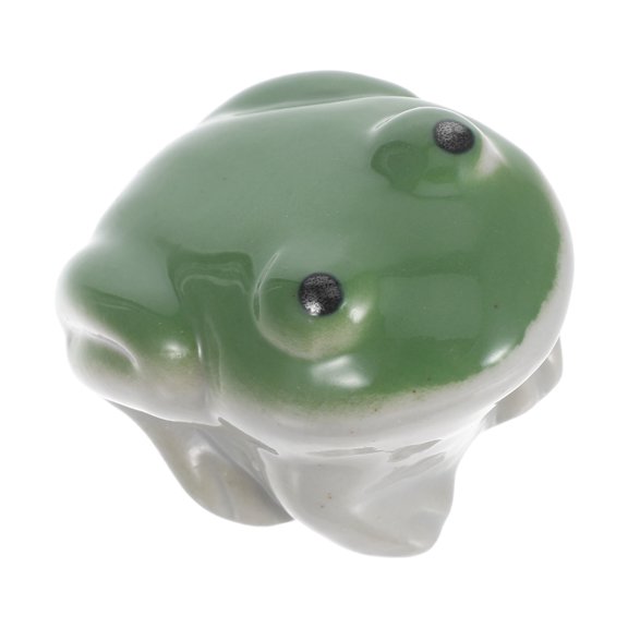 CIMAXIC Ceramic Frog Floating Aquarium Ornament for Fish Tank and Garden Pond