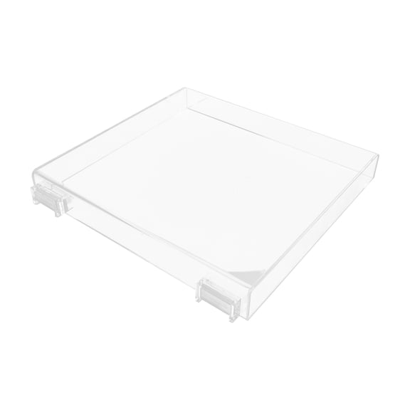 CIMAXIC Clear Acrylic Record Player Dust Cover Vinyl Turntable Protector Removable Hinged Lid