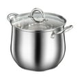 thumbnail image 1 of CIMAXIC Cooking Pots with Lids for Cooking Enthusiasts Large Stainless Steel Pot 1Set, 1 of 7