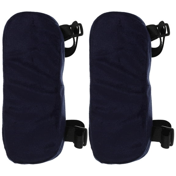 CIMAXIC Dark Blue Armrest Pads for Wheelchair 1 Pair with Memory Foam