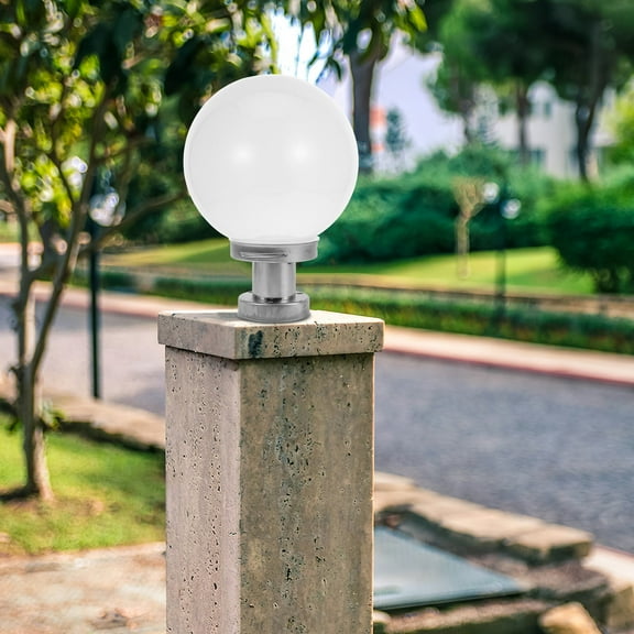 CIMAXIC Deck Lighting Outdoor Lamp Post Modern Aesthetic White Aluminum Illumination Garden Walls 1Pcs