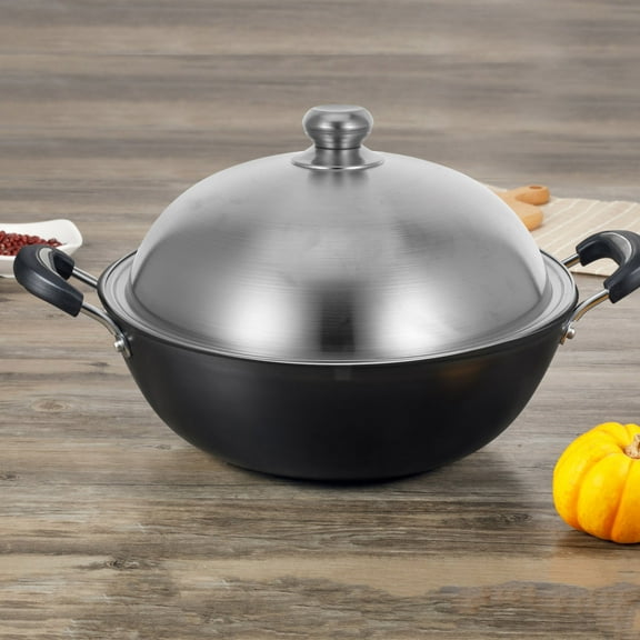 CIMAXIC Dome Shaped Pot Lid Stainless Steel Round Universal for Pans and Pots 1Pcs Dishwasher Safe