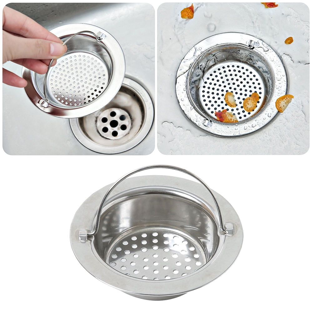 CIMAXIC Drain Filter Strainer Kitchen Sink Strainer Stainless Steel ...