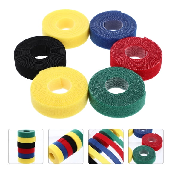 CIMAXIC Self Fastening Reusable Cable Ties for Organizing Power Cords Phone Chargers and Wires