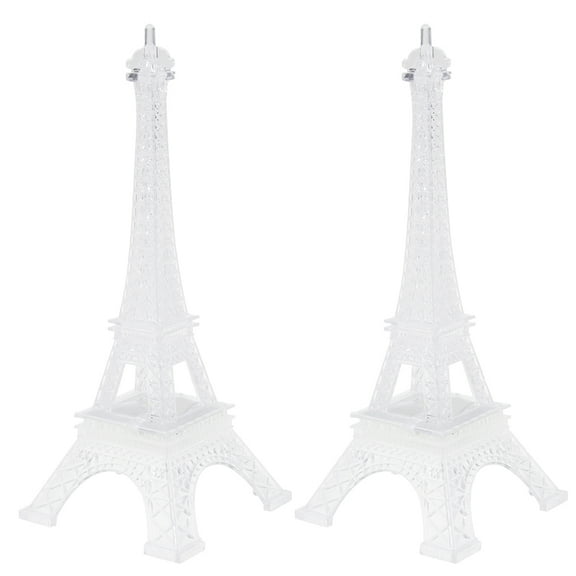 CIMAXIC Table Night Light Eiffel Tower Lamp As Shown 2Pcs Wedding Desktop Decoration