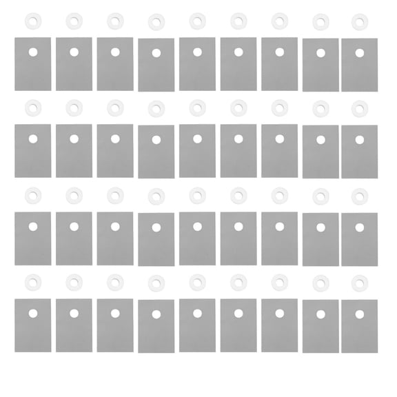 CIMAXIC 1Set Transistor Insulation Thermal Pad Grey for Repair Use and Stable Performance