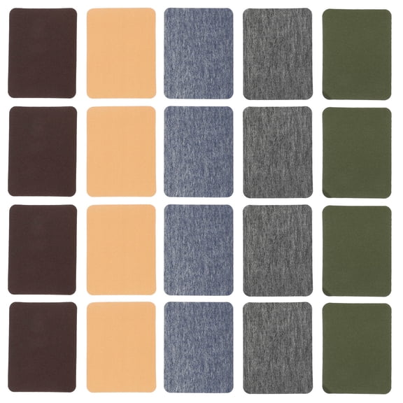 CIMAXIC 30Pcs Simple Sweater and Jeans Repair Patches Durable Assorted Color Iron on Applique