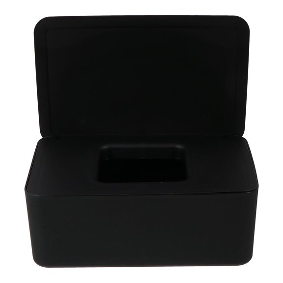 CIMAXIC Creative Black Tissue Storage Box with Cover Practical Home Use