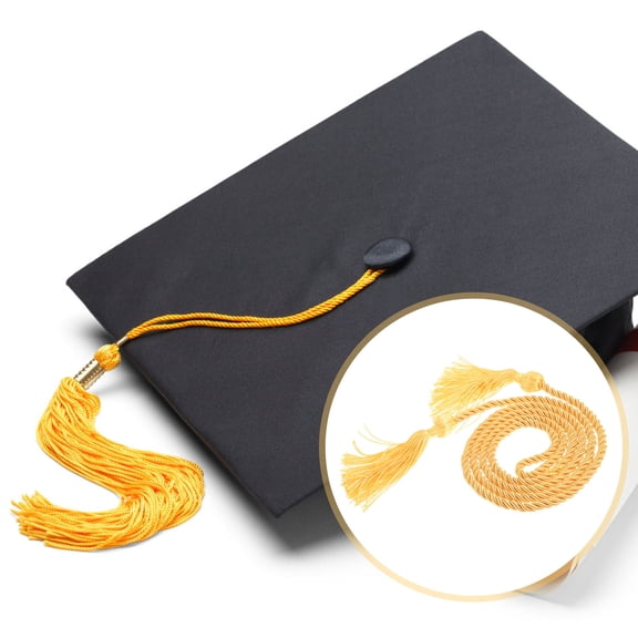 CIMAXIC Flag Tassel Ropes for Graduation Honor Cords 2Pcs