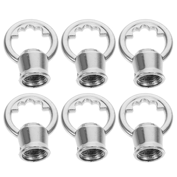 CIMAXIC Hanging Ceiling Hooks 6Pcs Silver Metal Lamp Hanging Hardware for Diy Enthusiasts in Restaurants