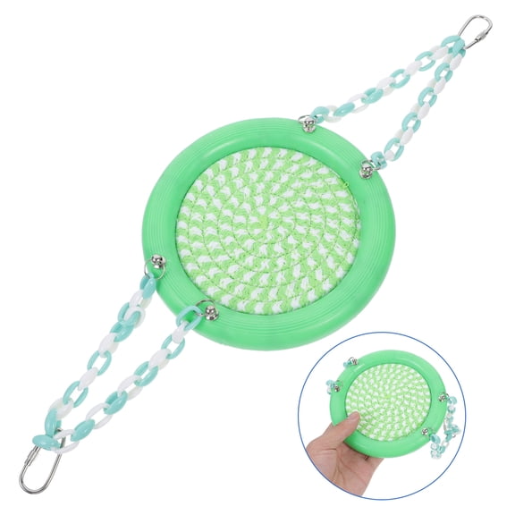 CIMAXIC Hanging Hammock for Bird Bird Swing Toy Green Pet Product 1Set