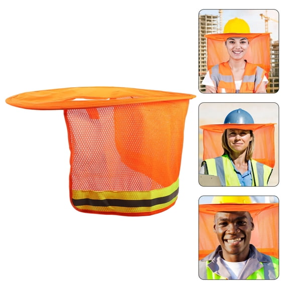 CIMAXIC Summer Use Hard Hat Shade 1Pcs 17.9X17.9X9.4in