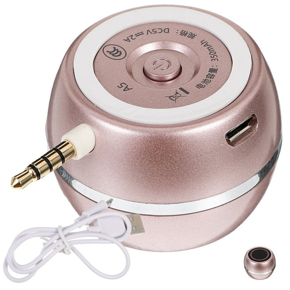 CIMAXIC Home Use Wired Loudspeaker A5 Rose Gold with AUX Input 1Set