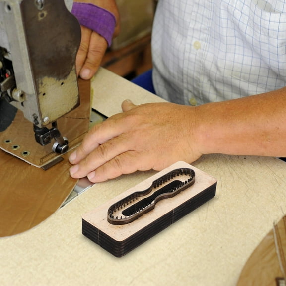 CIMAXIC Leatherworking Tools 1Pack Diy Leather Crafting Wood Steel Intricate Designs