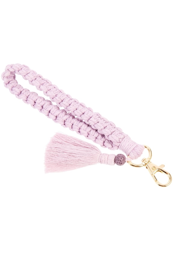 Macrame Keychain Bracelet 1Pack Tassel Design Woven Cotton Rope For present Giving