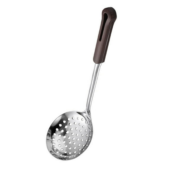 CIMAXIC Straining Ladle Slotted Scoop Metal Cooking Gadgets for Home Cooking 1Pack