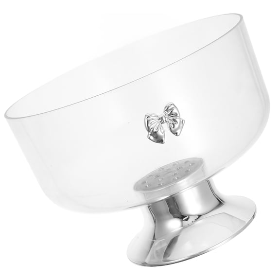 CIMAXIC Modern Acrylic Trifle Bowl - Clear Dessert Bowl for Cafe, Restaurant, Home Use - 1 Piece