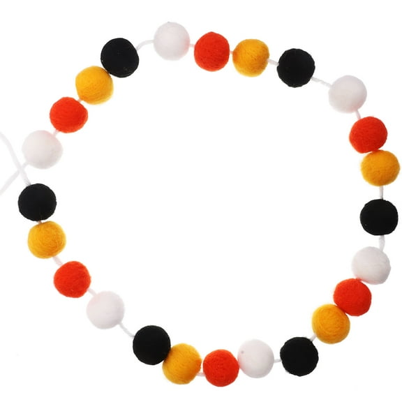 CIMAXIC Felt Balls for Crafting Felt Ball Pendant Multi Colored Indoor and Outdoor Use 1Pack