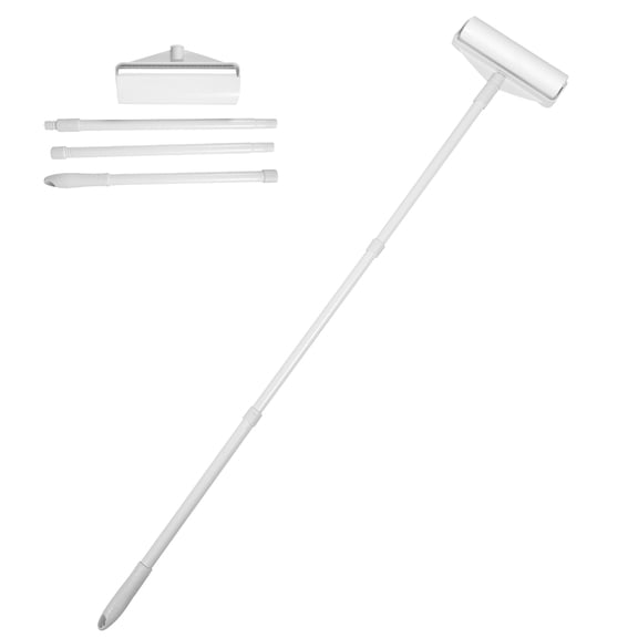 CIMAXIC Reusable Pet Hair Remover Roller for Clothes Furniture and Ceilings with Three Section Pole Design