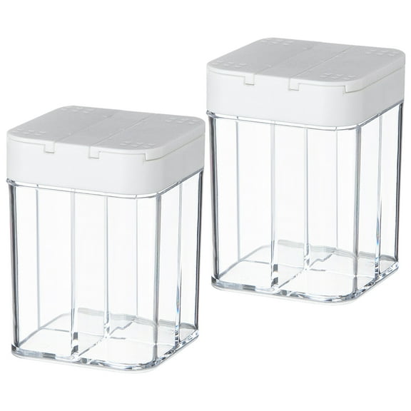 CIMAXIC Multi Spice Container 2Pcs Minimalist Design for Kitchen and Cooking