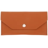CIMAXIC PU Brown Cash Envelope Wallet with Large Capacity for Cards and ...
