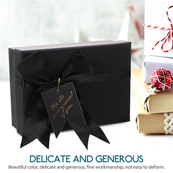 CIMAXIC Black Bowknot Favor Box for Wedding Candy and Party Decorations