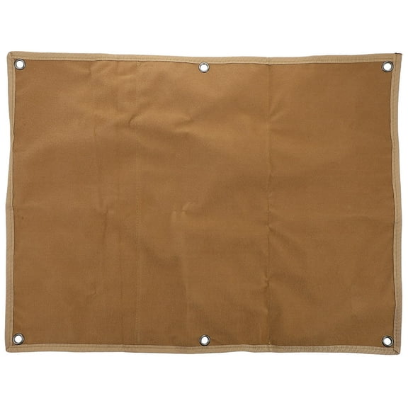 CIMAXIC Khaki Polyester Patch Organizer Display .1x17.7x0.08in Storage for Men and Women