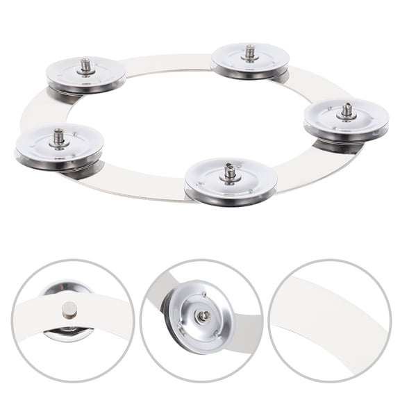 CIMAXIC Durable Plated Silver Hi-Hat Bell for Drum Clear Loud Sound Accessory