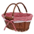 thumbnail image 1 of CIMAXIC New Picnic Basket Wicker Rectangular 1Set, 1 of 8