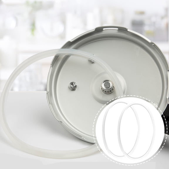 CIMAXIC Pressure Cooker Seal Silicone White 2Pcs