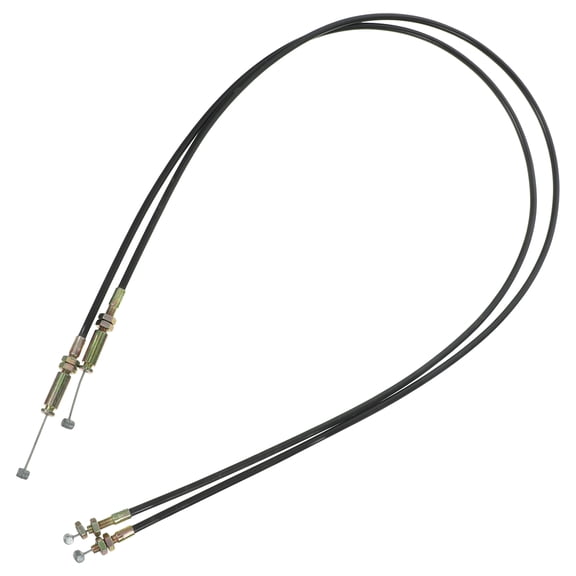 CIMAXIC Metal Recliner Handle Cable Black 2Pcs 39.30X0.20X0.20in