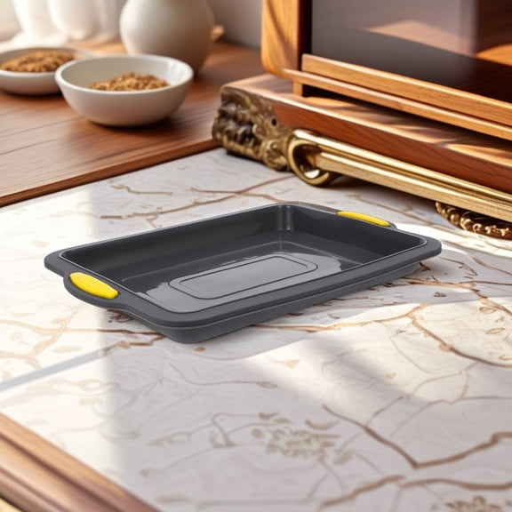 CIMAXIC Rectangle Silicone Cake Molds Nonstick for Baking 1Set