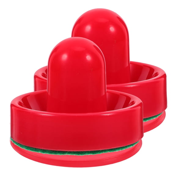 CIMAXIC Red ABS Ice Hockey Pucks and Paddles Party Game , Tabletop Sports Supplies